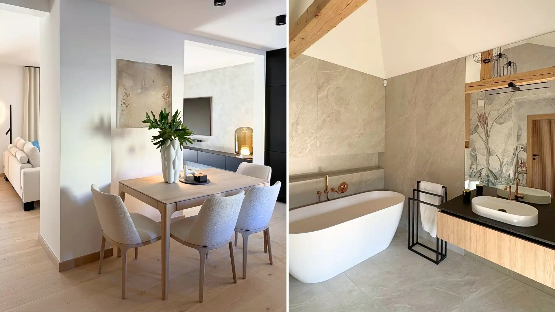 Łazienka z klasą – wyciszająca harmonia i natura